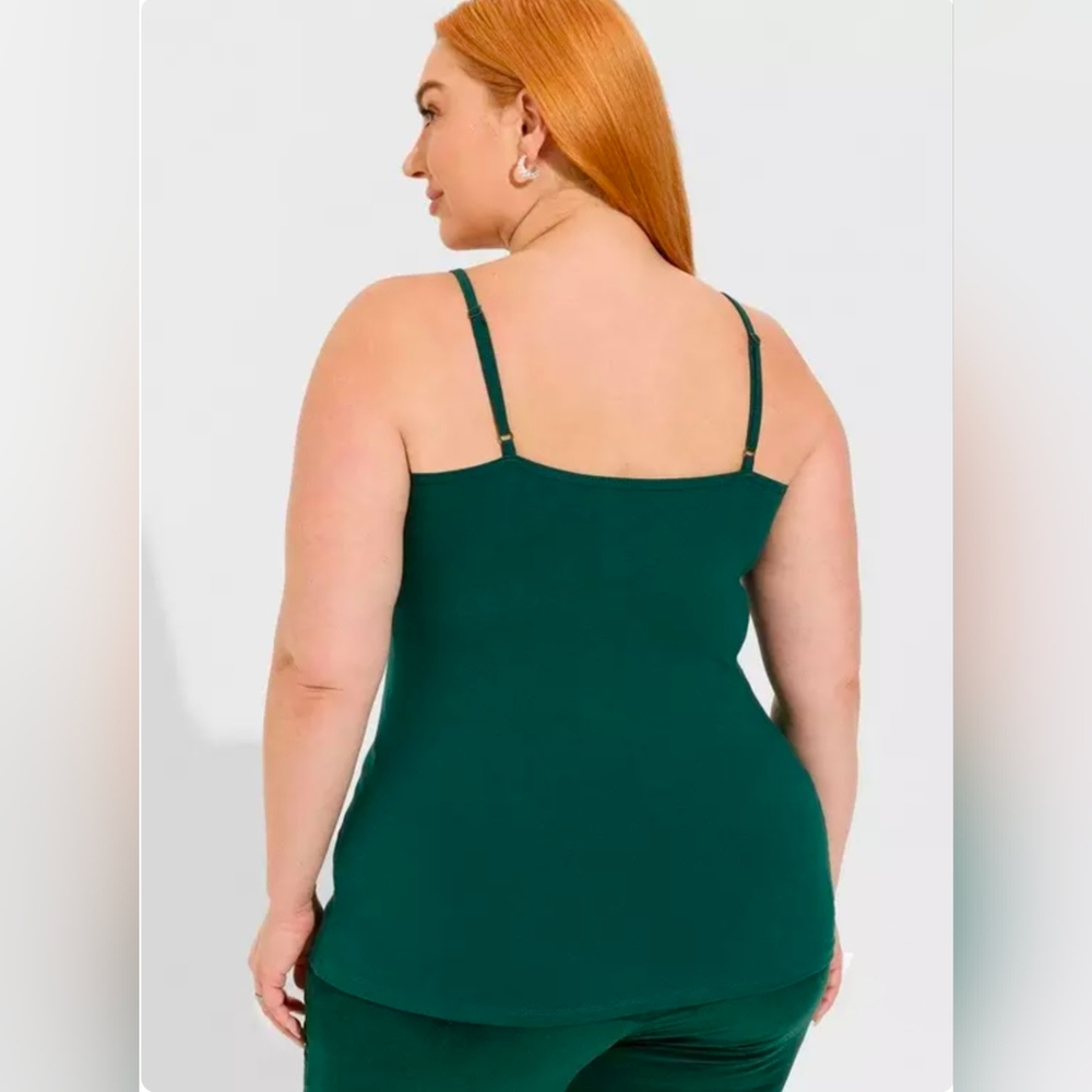 Torrid Foxy Cami Botanical Green Size 2 NWT - Picture 3 of 10